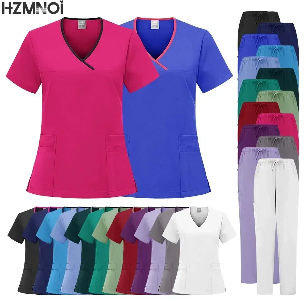 uniformes-medicos-anti-rugas-para-mulheres-conjuntos-de-scrubs-camisetas-e-calcas-para-enfermeiras-acessorios-para-clinicas-dentarias-e-saloes-de-beleza