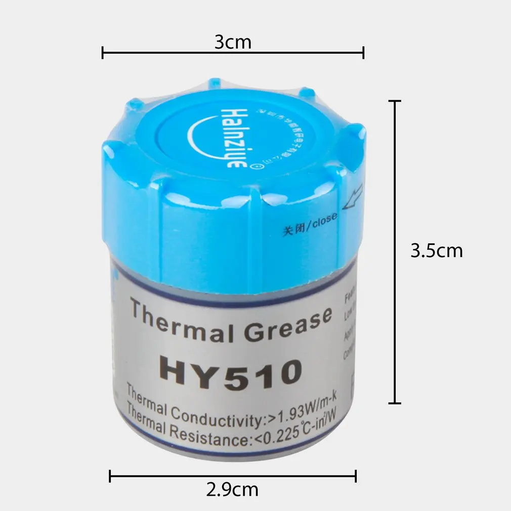 High Performance Gray Heat Sink Compound CPU Cooling Cooler Grease Paste Silicone Thermal Conductive Grease Paste Fast Delivery