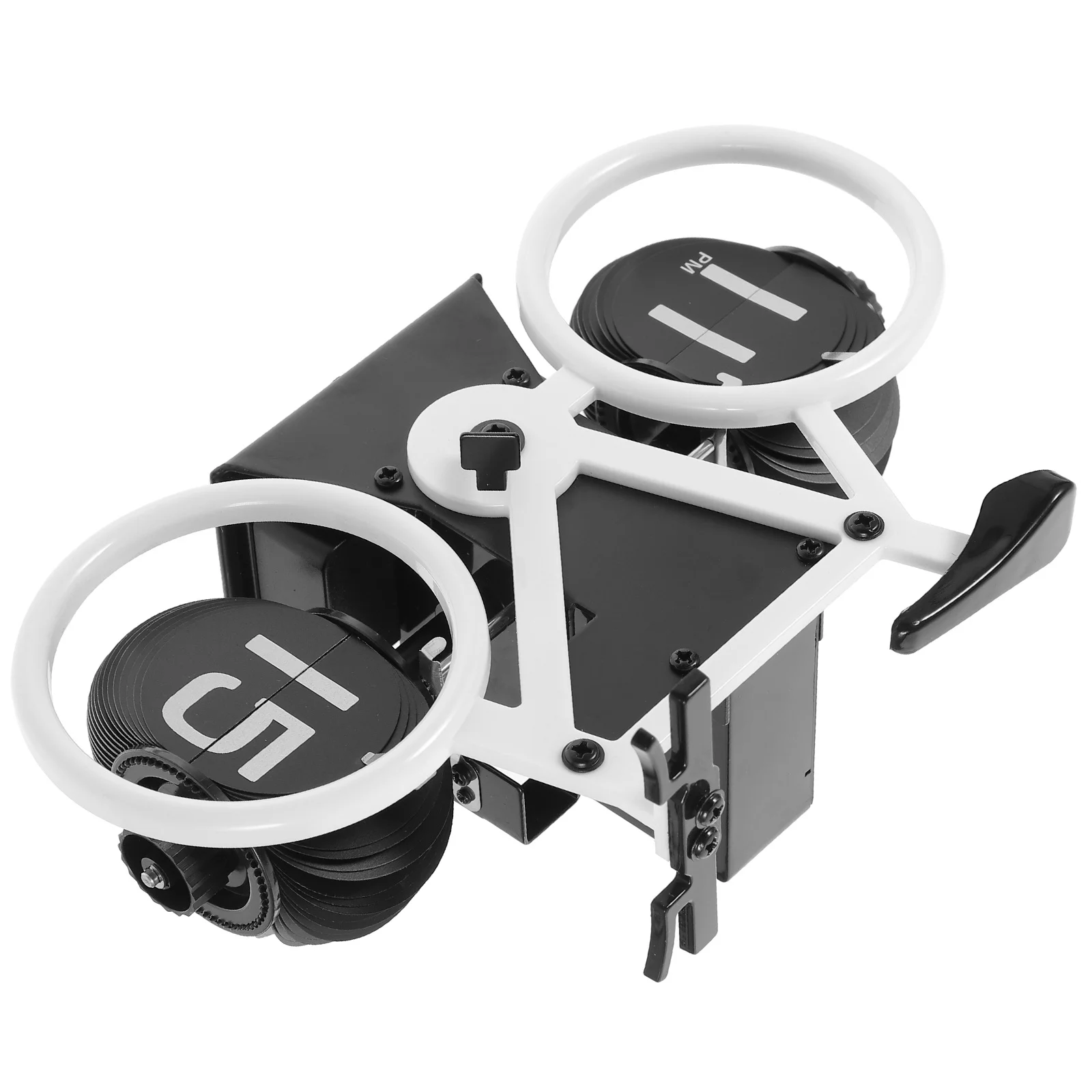 

1Pcs Retro Bicycle Clock White Desktop Decor with Style and Ingenious Design for Room Romantic Ambiance