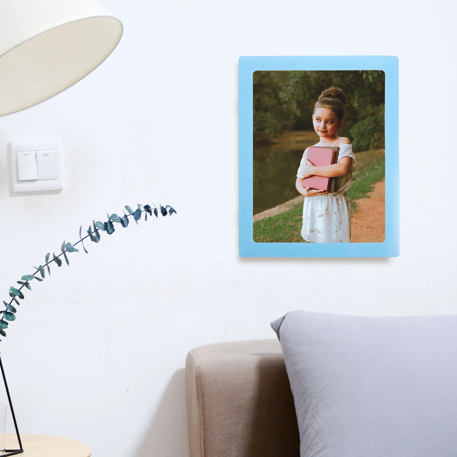 

Magnetic Photo Frame Refrigerator Picture Frames Decor Holder for Fridge Magnets