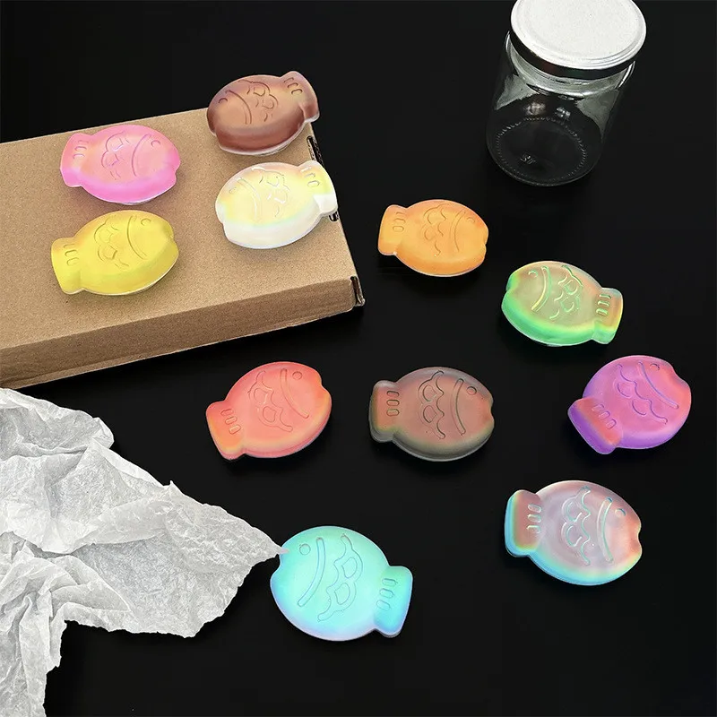 

3D рыбка, матовая складная ручка для пальца, кольцо-подставка для мобильного телефона, держатель для Iphone 14 15, Samsung Xiaomi, держатель-подставка, кронштейн