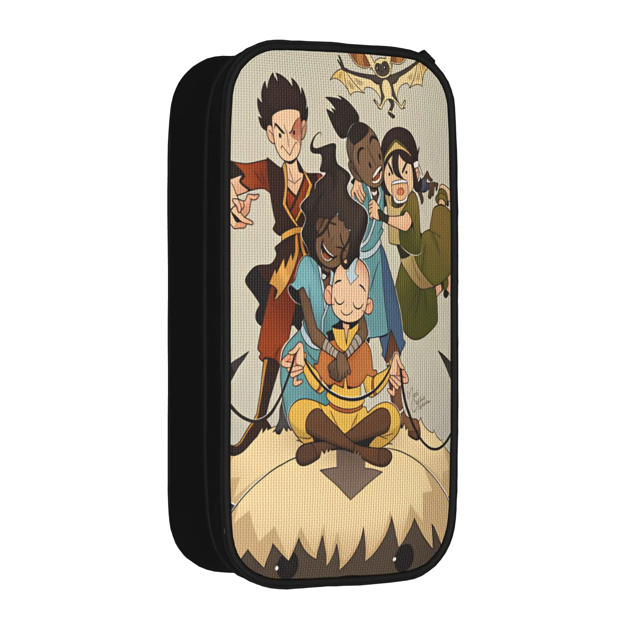Avatars Airbenders Pencil Case  Zipper Pen Box Girls Boys Kawaii Large Back To School Pencil Cases Supplies