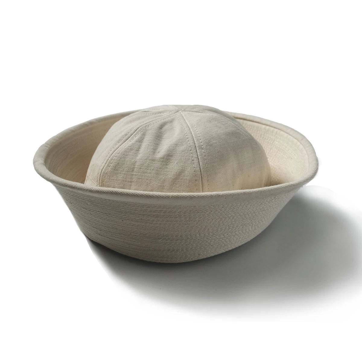 white-pure-cotton-rigid-fisherman-cap-usn-dixie-cup-sailor-hat-youth-travel-round-top-short-brim-spring-summer-autumn-unisex