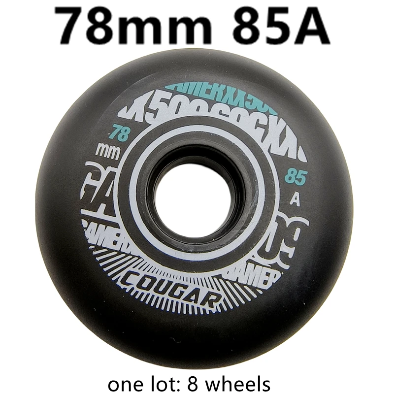 Kostenloser Versand Inline Skate Wheel Rollen rad 78mm 85a 78x24mm