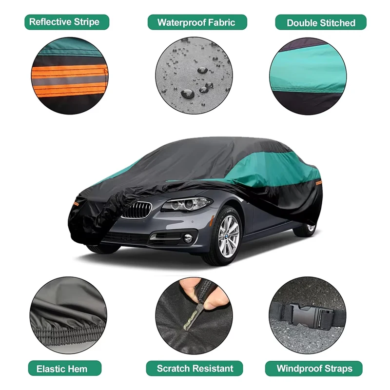 

Car Windshield Cover for Winter Waterproof Snow Outdoor Windproof Covers Resistant Awning Body Protector Full Frost Prevention