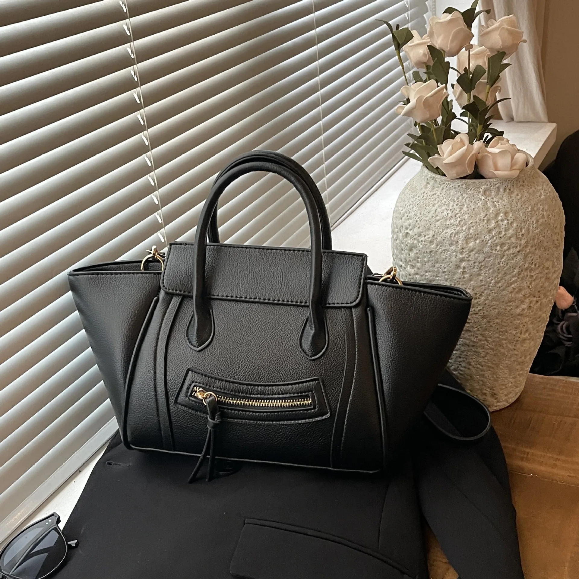 Commuter Fashion Tote met grote capaciteit |   Vintage trendy, veelzijdige crossbodytas voor dames