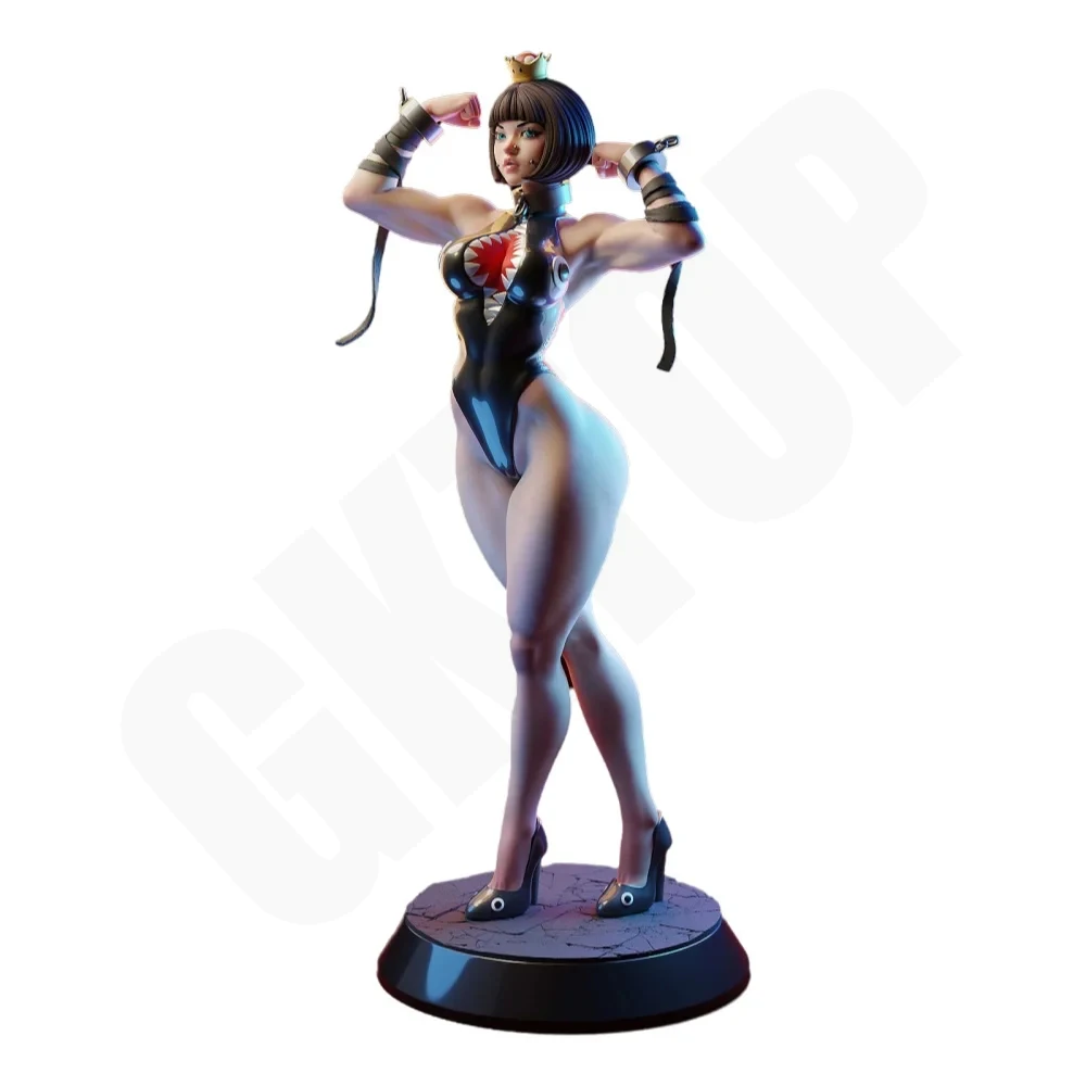 

1/24 Pretty Chompette Fitness NSFW, модель из смолы, фигурка, игрушка, набор для сборки, миниатюрная статуэтка, неокрашенный комплект