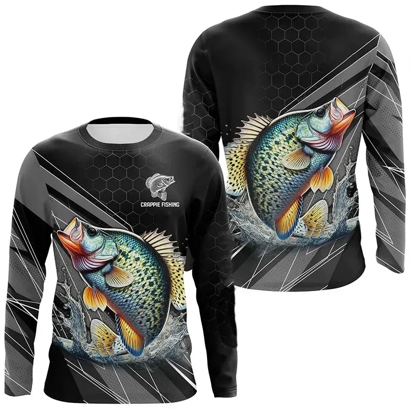 THIS 3DBASS PRINT CASUAL OUTDOOR TOP IS BREATHABLE QUICK-DRYING PERFECT FOR EVERYDAY FISHING GEAR AND MAKES A GREAT GIFT KIDS