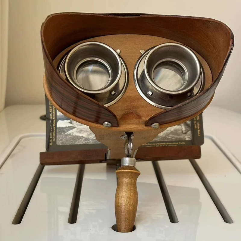1900S vintage handheld diorama stereo photo 3D viewer