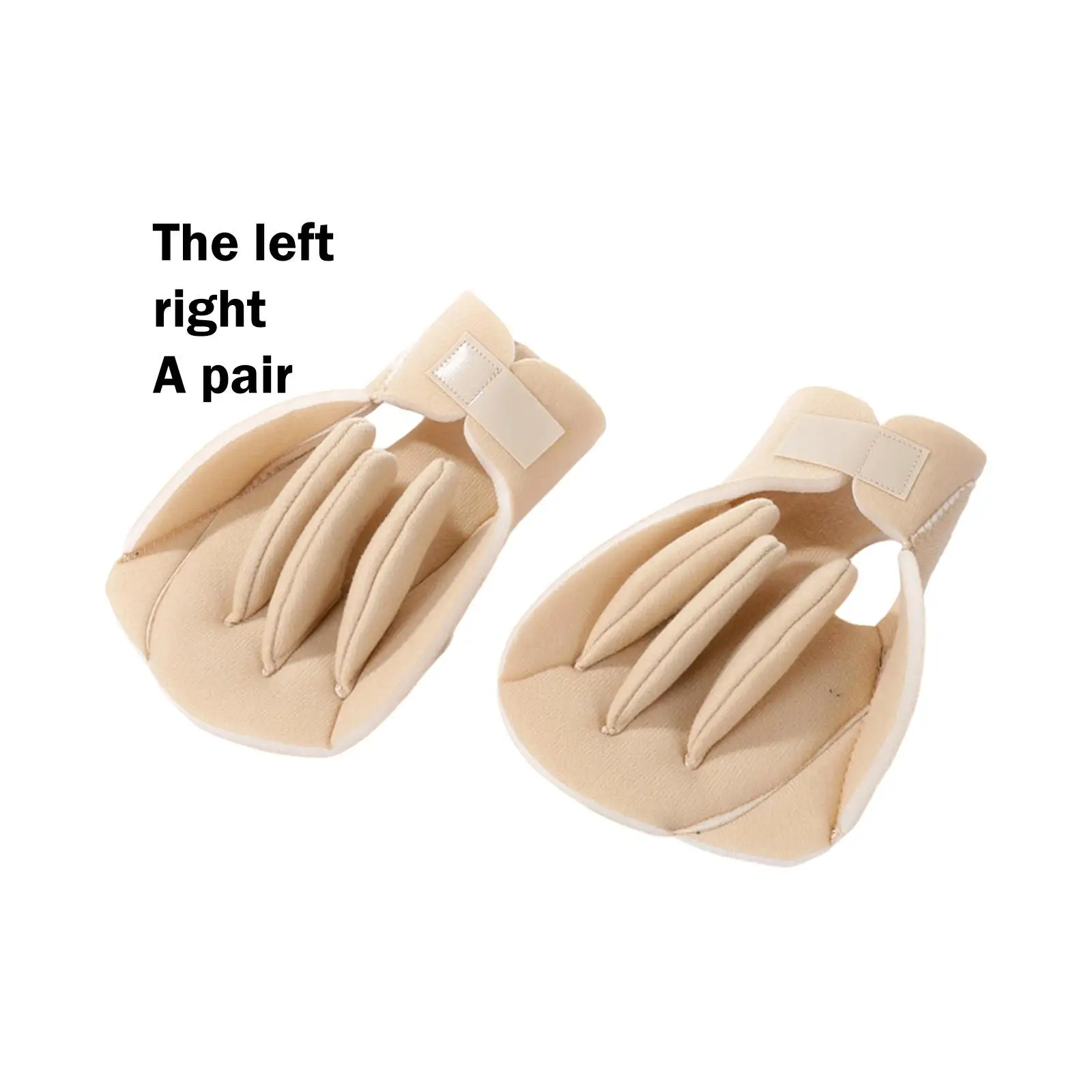 

Перчатка-разделитель для пальцев унисекс, из губчатого хлопка, с фиксатором для ладони, стабилизатор для пожилых людей