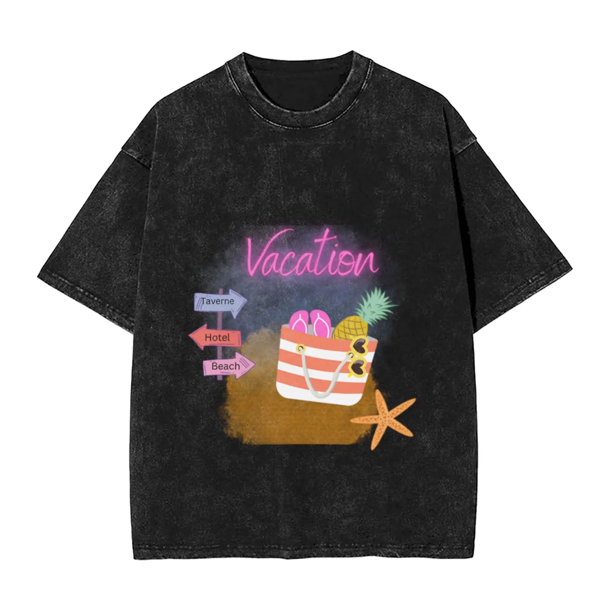 Vacation  the best time of the year Classic Stylish A Vintage Oversized Cotton Unisex T-Shirts
