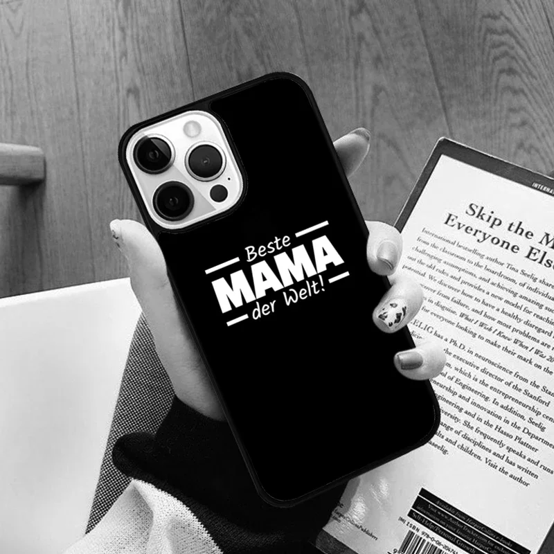 Capa de telefone da melhor mãe do mundo, iPhone 14, 13, 15 Pro Max, Coque 12, 11 Pro Max, Apple 8 Plus, 7, 6S, XR, X, XS