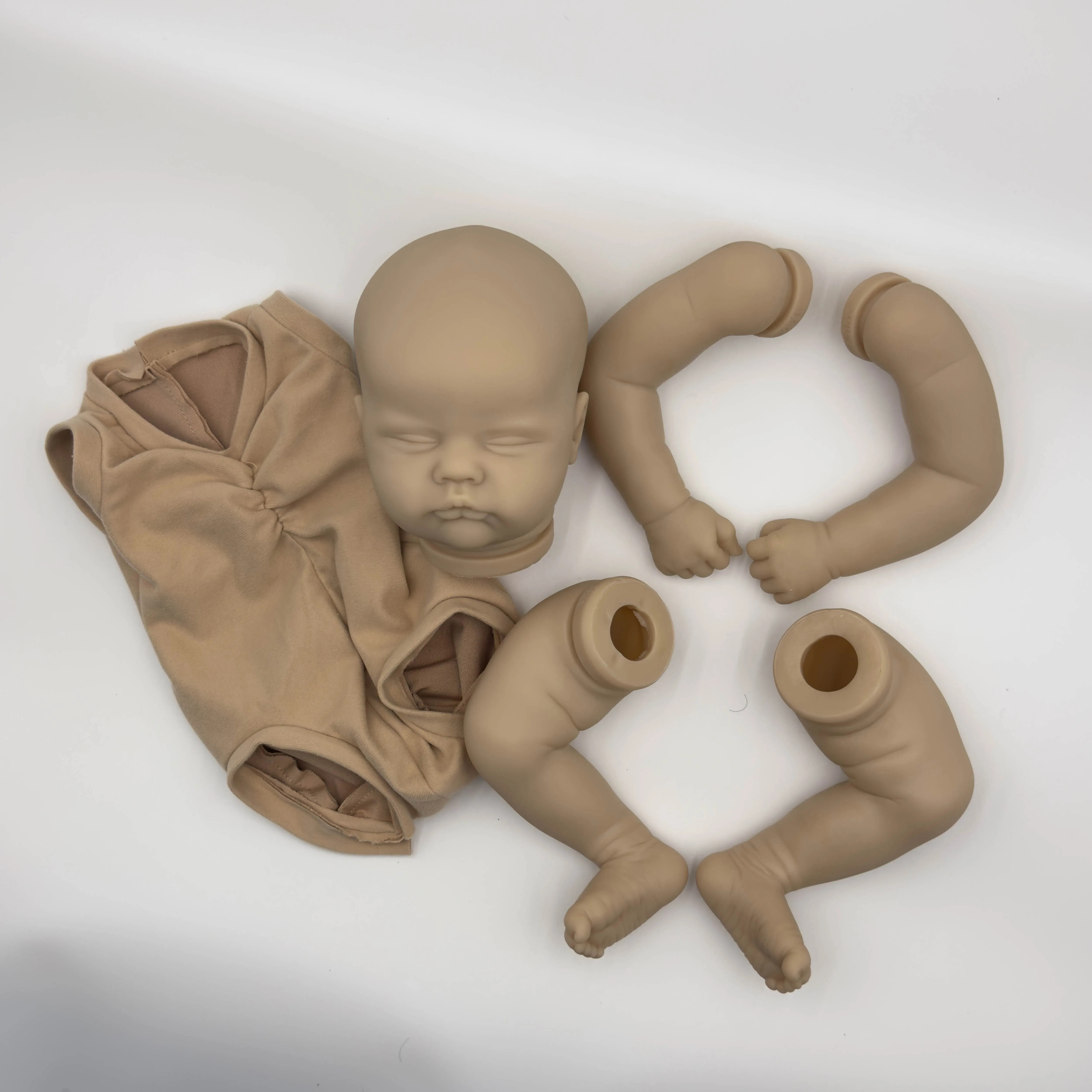 Kit bambola Reborn Quinbee da 19 pollici NPK Liquidazione originale Baby che dorme Non verniciato Parti di giocattoli fai da te non finite con nuovi arti