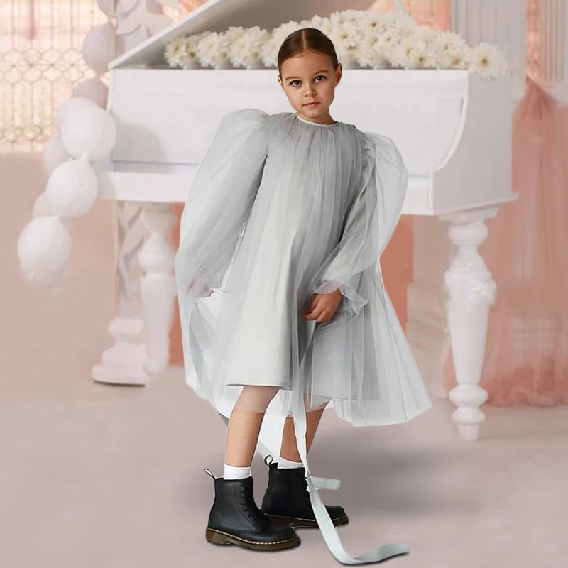 Robes de soirée d'anniversaire espagnoles vintage pour enfants, robes de mariée en tulle pour bébés filles, robe de Rhde luxe pour bébé, robe Rosa DD Fille