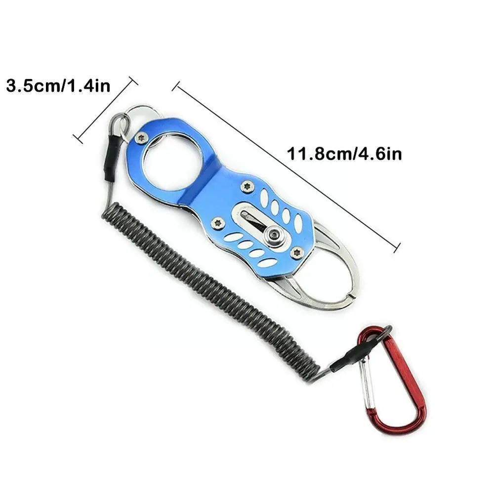 Pinza da pesca leggera Attrezzatura da pesca Clip per labbra Grabber Strumento Pinza da pesca Controller per pesci Impugnatura per pesci Morsetto per labbra Impugnatura per pesci