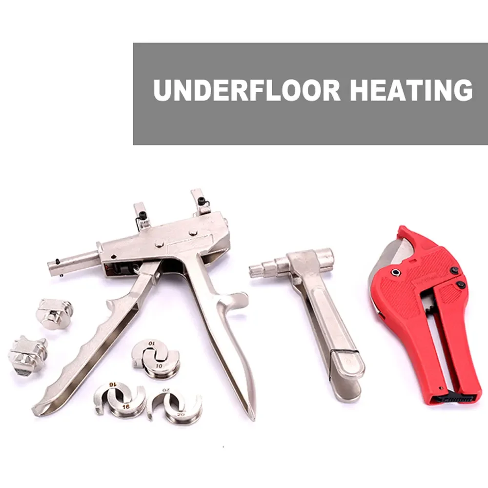 

Floor Heating Pipe Sliding Clamp Geothermal Connector Pressure Manual Sliding Clamp Floor Heating Installation Tool