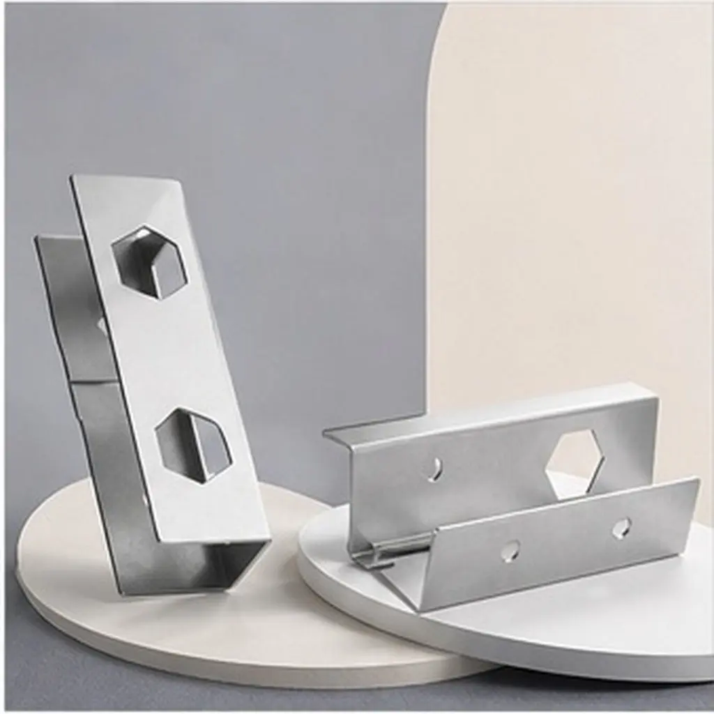 3Pcs Under Desk Laptop Mount Heavy Duty Metal Laptop Stand Holder for Desk Bottom Space Saving Portable Stable Computer Stand