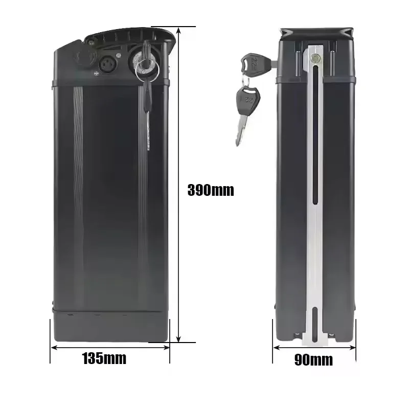 Haiba 48V Silverfish Electric Battery 20Ah 30Ah Large Capacity 18650 Lithium-ion Cells Built-in Bms for 250W~1000W Bike/Scooter