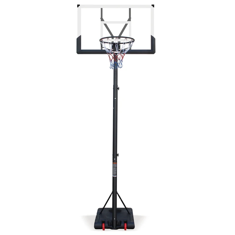 

Use for Outdoor Height Adjustable 5.7 to 10ft Basketball Hoop 44 Inch Backboard Portable Basketball Goal System with Stable Base