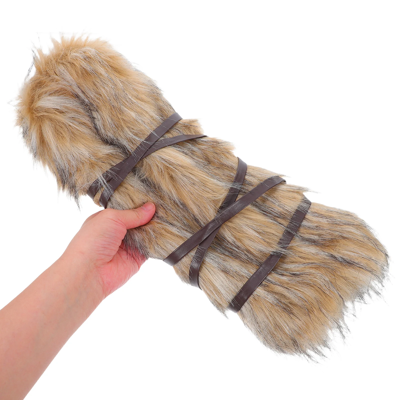 

Leg Wraps Viking Style Adjustable Straps Polyester Faux Warmers Cosplay Costume Accessories Chunky Leggings Party