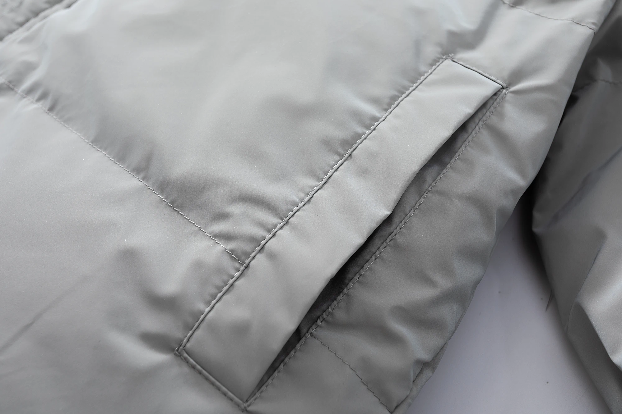 3XL الأمريكية الشارع الشهير الشتاء سترة الرجال النساء رشاقته الوقوف طوق سترة منفوخة موضة عادية فضفاض بلون سستة معاطف #4