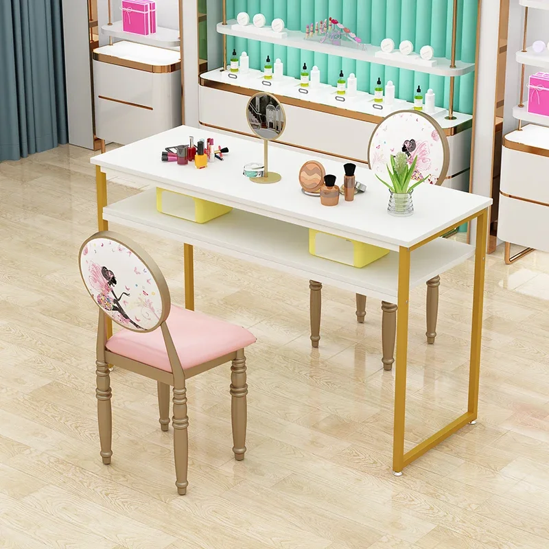 

Nail Professional Manicure Table Beauty Modern Dressing Manicure Table Makeup exquisite Schmincktisch Nails Salon Furniture