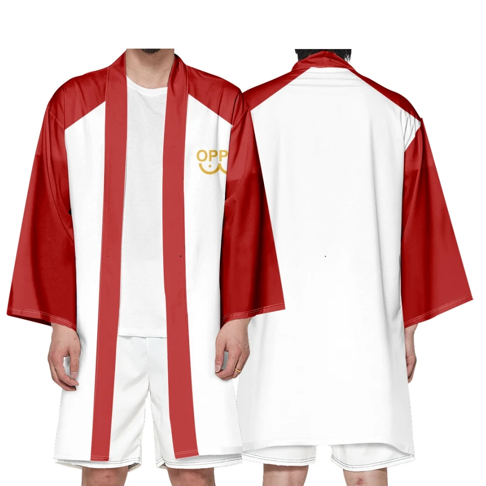 

Long Kimono Anime Saitama Oppai print beach swimwear Elegant Cardigan sexy Holiday maxi beach wear swimsuit evening dress