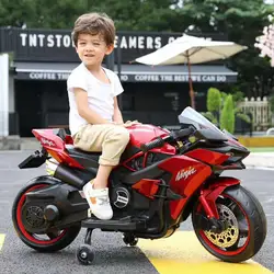 Motocicletta elettrica a due ruote ricaricabile per bambini lunga 1.1M per bambini di 3-9 anni