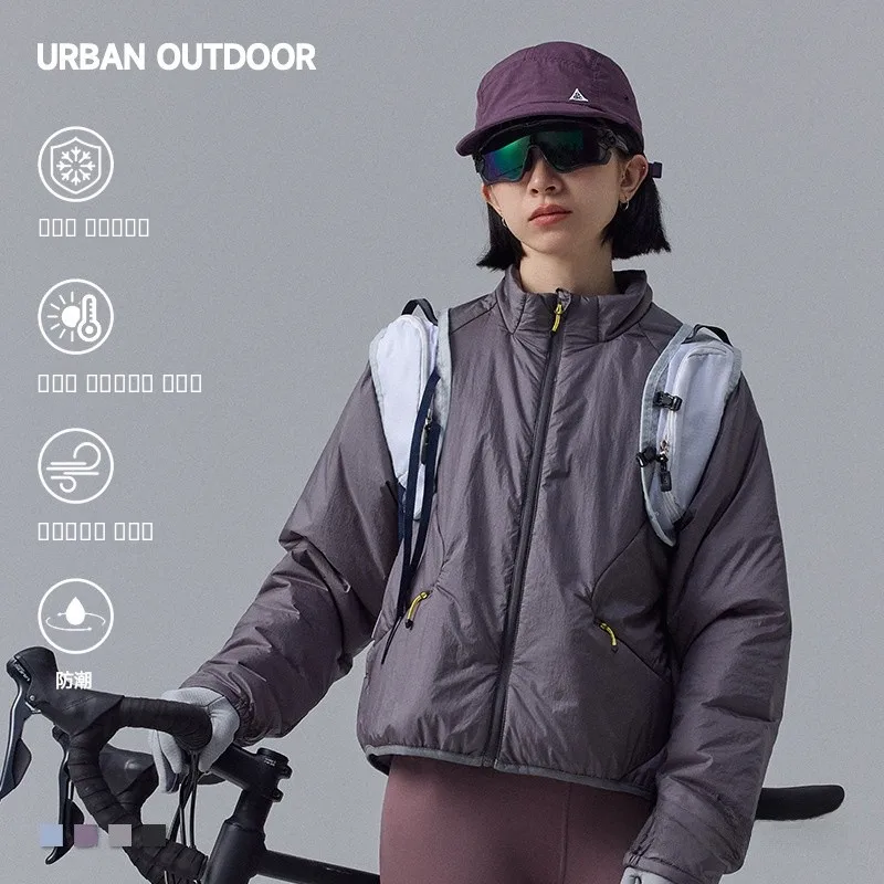 

Новая модная мужская хлопковая куртка Snowy Cotton с воротником-стойкой, удобная, дышащая, для активного отдыха и спорта