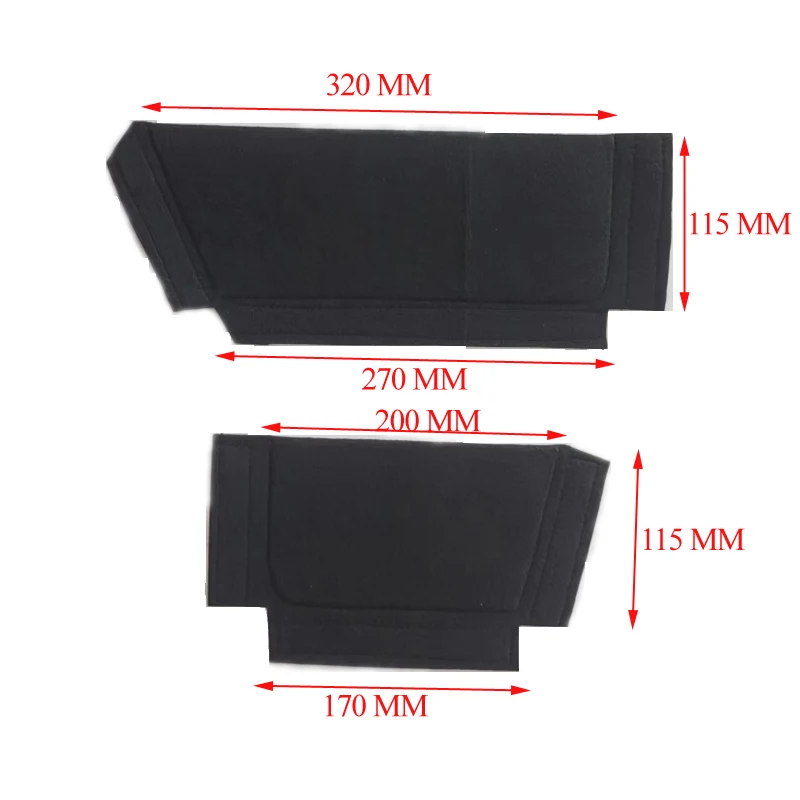 Trunk storage and sorting box baffle Trunk isolation board For Audi Q2 2011-2017 Car Accessories