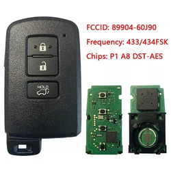 CN007164 Aftermarket 3 pulsanti per Toyota Highlander Smart Key 434mhz FCCID BH1EW TOKAI RIKA Keyless Part No muslimate