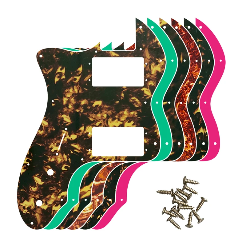 Xinyue For US Left Handed 13 Holes Classic Series 72 Telecaster Tele Thinline Guitar Pickguard With Wide Range Humbucker Pickups