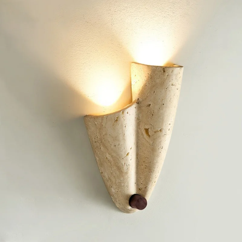Creative Yellow Cave Stone Bedroom Bedside LED Wall Lamp Corridor Staircase Homestay Living Room TV Wall Decor Atmosphere Lights