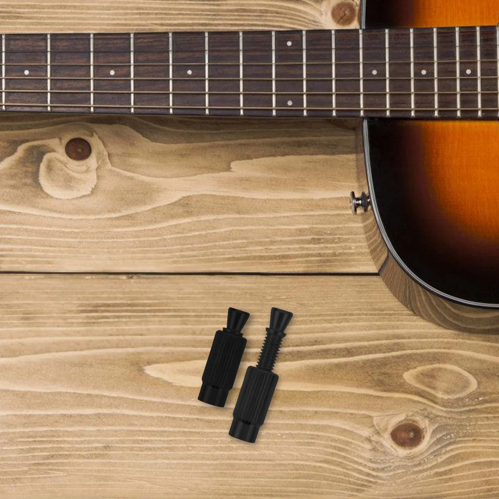 

2 Pcs Bridge Screws Guitar Parts and Accessories Component Saddles Insert Studs Metal