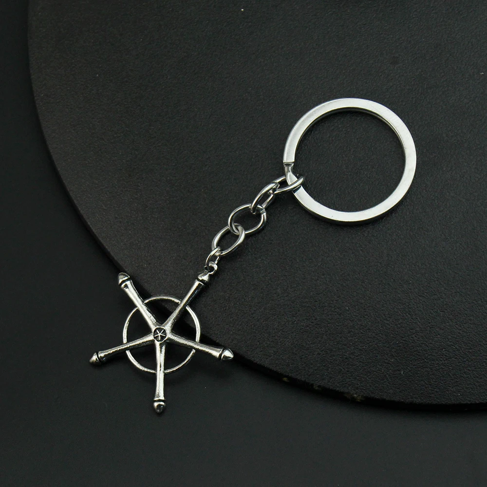 Anime Bleach Halskette Quincy Ishida Uryuu Cosplay Ginrei Gojiaku Amulett Legierung Halsband Kette Schlüsselbund Anhänger Ohrring Schmuck Geschenk