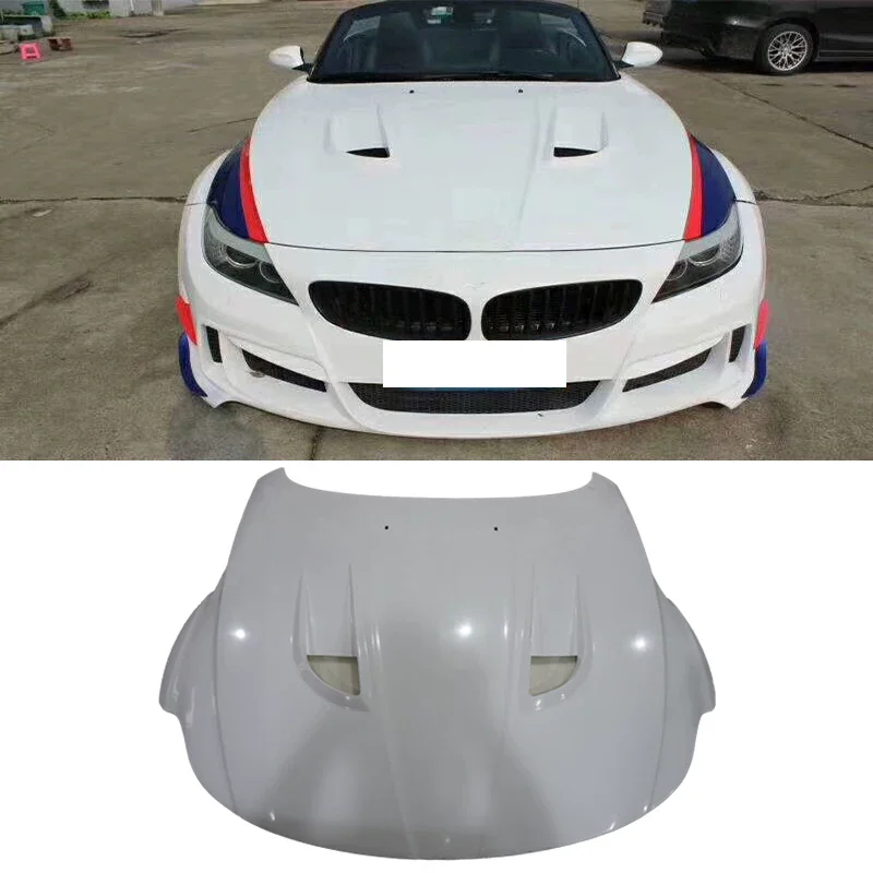 Resin Engine Cover Hood for BMW Z4 E89 Modified Unpainted Bonnet Hood scoop Body kit Car Accessories