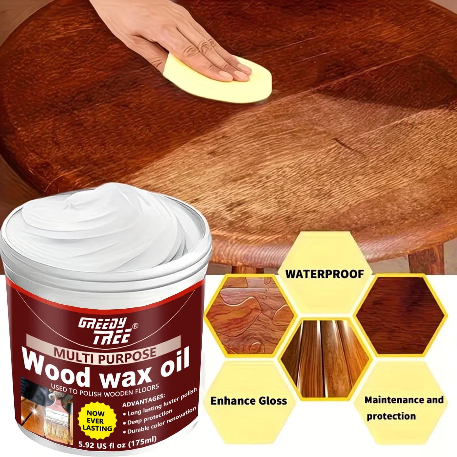 Woodworking Oil Finish - Multi Purpose Wood Wax Oil ,