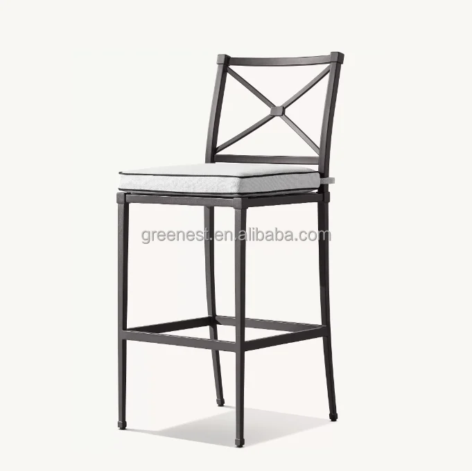 #Luxury Design Outdoor Garden Furniture Aluminum Outdoor Bar Chairs
