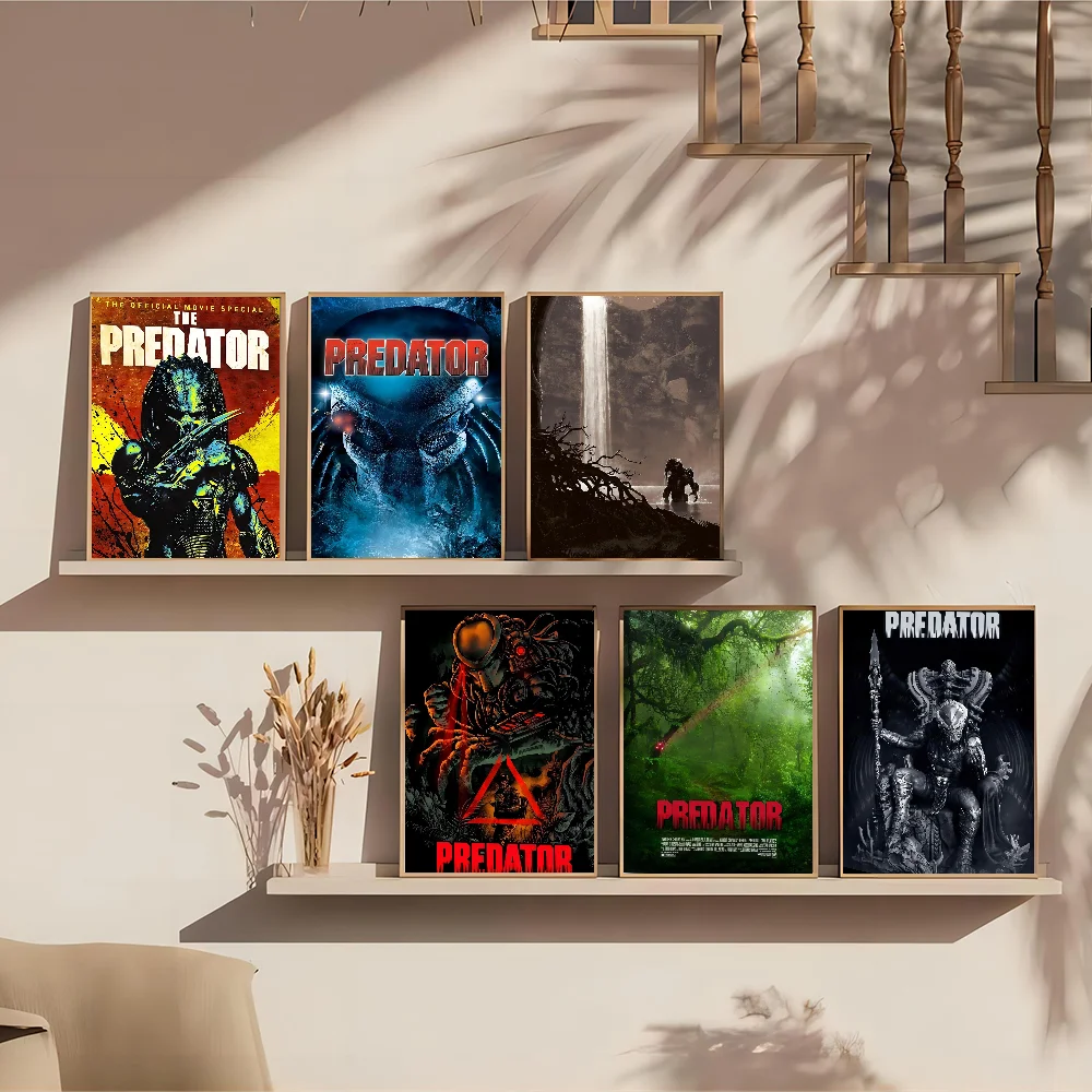 ملصق ورقة عمل المفترس ، ملصق ورقي مقاوم للماء ، لوحة جدارية فنية جمالية ، بار المقهى