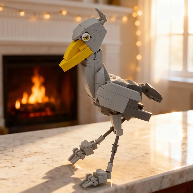 

Набор строительных блоков MOC «Коршун-обувщик» (116 деталей): точная, элегантная, очень подвижная модель. Архитектурный конструктор. Игрушка. Рождественский подарок для детей.