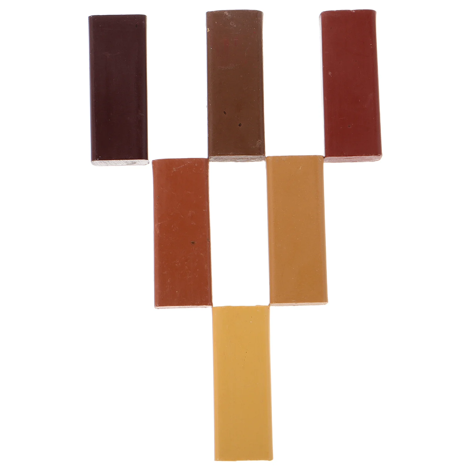 6 قطعة إصلاح الأثاث الشمع العصي حشو الخشب للخدوش تكنولوجيا الحرارة المحمولة اللمس حتى أداة لطاولات الأرضيات الخشبية #4