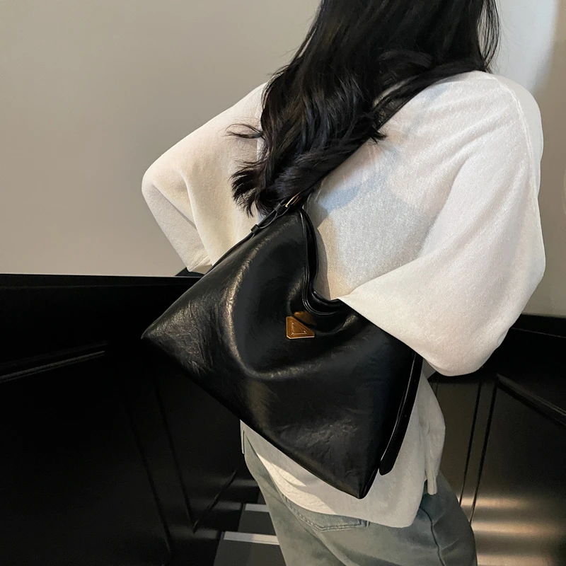 

Женская роскошная кожаная классическая дизайнерская сумка через плечо, элегантная модная сумка-тоут для повседневной повседневной одежды