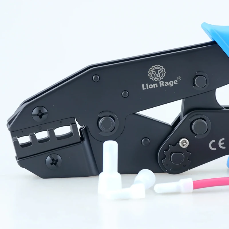 HS-103 Nippel-Crimpzange mit Anschlüssen – 1,0–6,0 mm2 Kit, 2025, neues CE-Ratschen-Werkzeugset für die Automobilelektrik – Detail 4