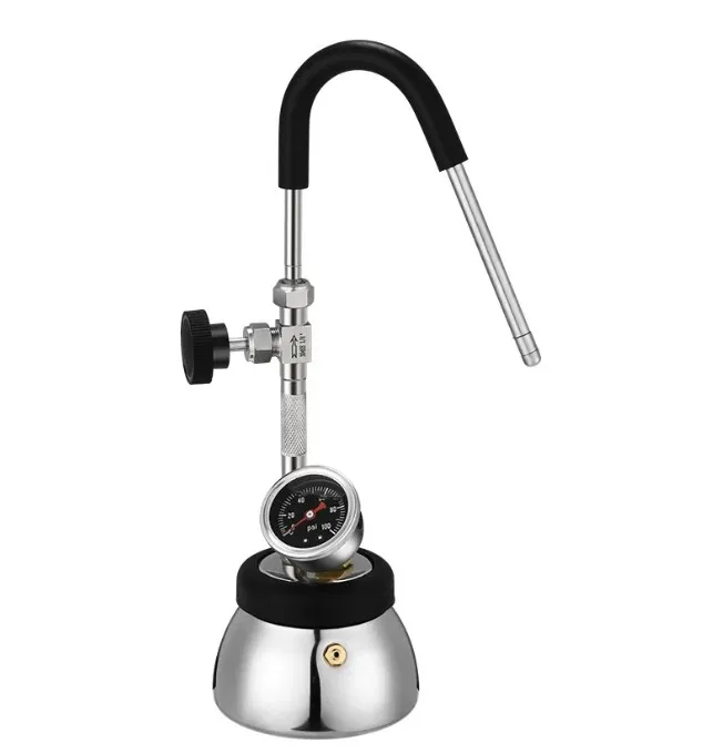 Portable Battery Milk Frother Camping Foam Maker USB Charging for Moka Pot