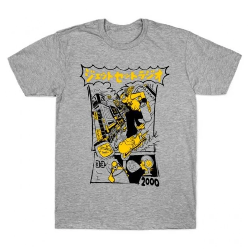 

0409 Jet Set Radio Cute Video game Gift t shirt for Anime lover Short Sleeve Graphic Tee Y2K clothes All size cartoon Tops