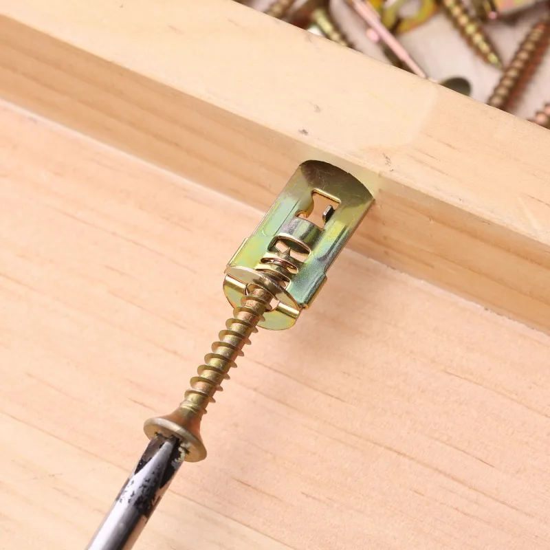 10/100x المراسي الحوائط الجافة ذاتية الحفر مع مسامير توسيع المعادن الثقيلة المطلية بالزنك لإطارات الصور أشرطة رف التلفزيون الجداري