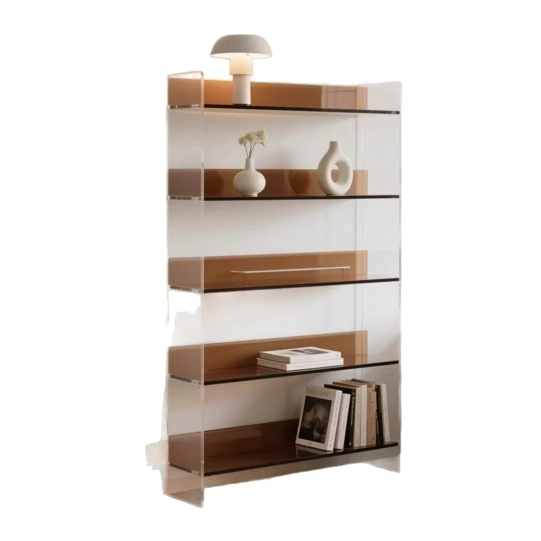 

Acrylic Display Cabinet Living Room Shelf Bookcase Modern Simple Floor Sofa Side Cabinet Entrance Bedroom Locker