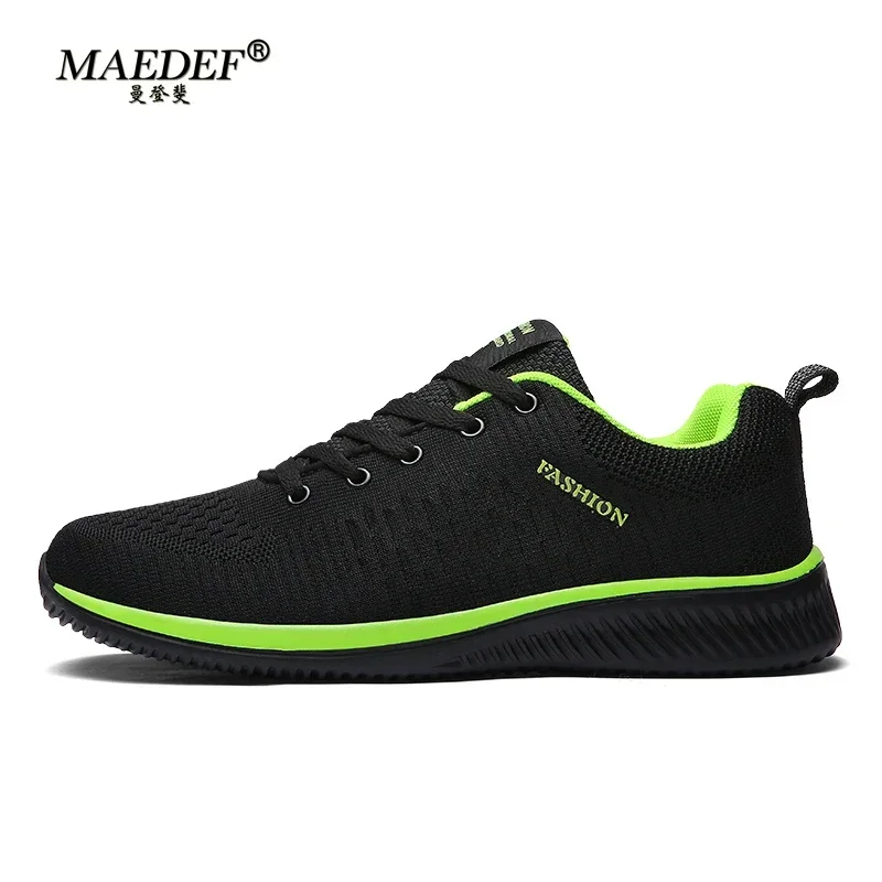 Zapatillas MAEDEF, zapatillas para correr para hombre, zapatillas deportivas ligeras, zapatos informales transpirables de malla clásica para mujer, zapatillas de deporte a la moda para parejas