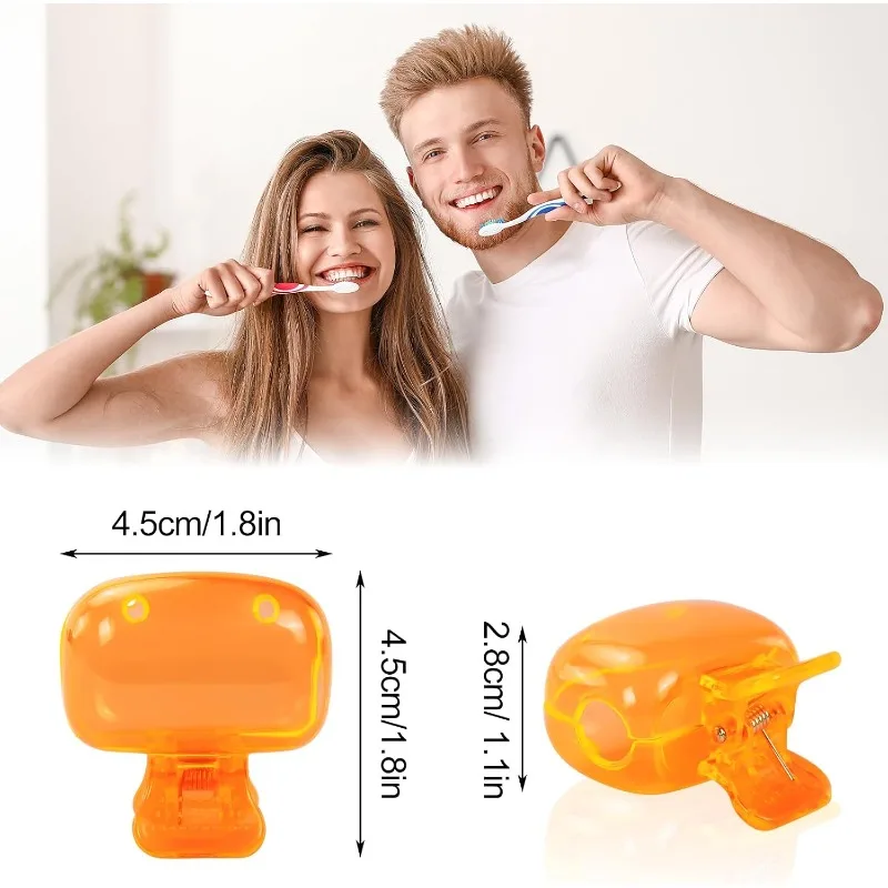 4PCS Toothbrush Covers Portable Toothbrush Protectors Coverings Clips Tooth Brush Storage Head Cover Cap Tooth Brush Covers