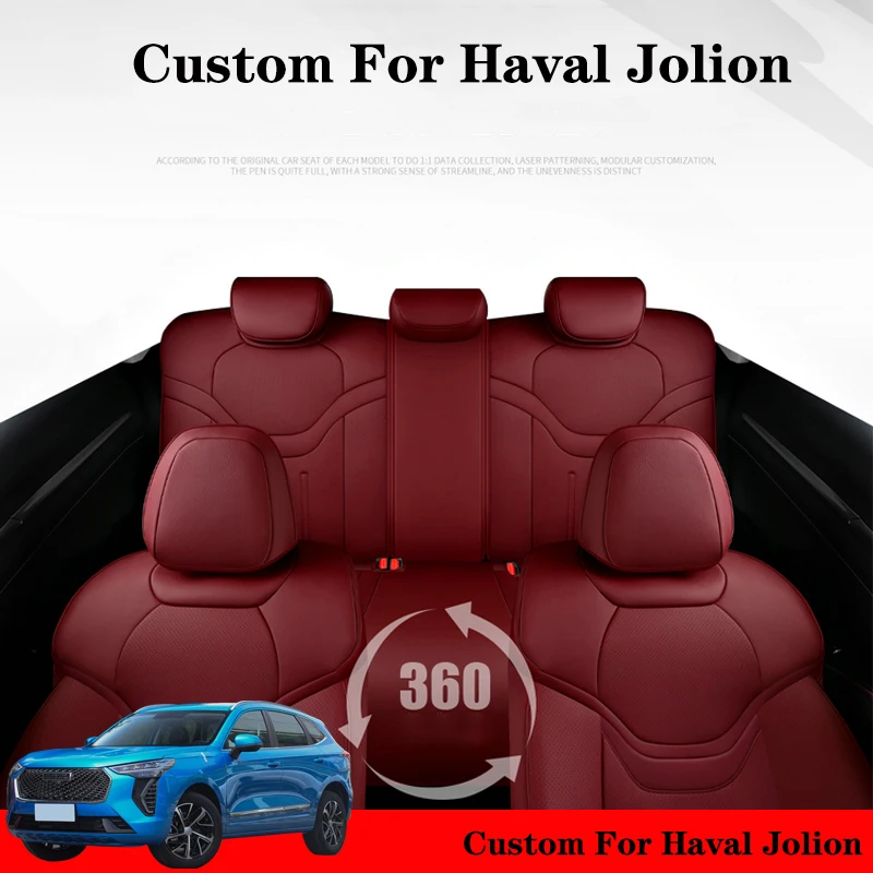 

Custon Car Seat Covers For Haval Jolion Jolyon 2021 2022 2023 High Quality Leather Auto Accessories